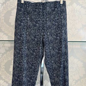 SPORTMAX Navy Straight Leg Flat Front Trouser Style#21370149